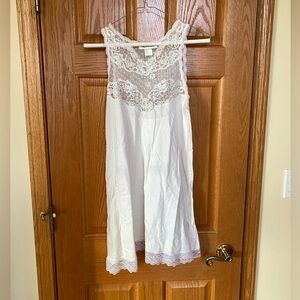 Christian Dior White Lace Nightgown